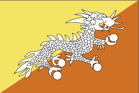 Flag of Bhutan