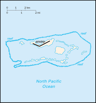 Map of Palmyra Atoll