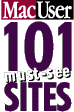 MacUser 101 sites