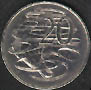 50 Australian 
Cents coin
