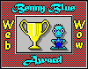 Benny Blue Web Wow Award